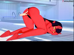 Meru the succubus bikini blowjob | Full & POV on patreon: Fantasyking3