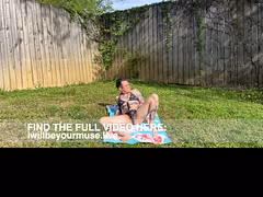 Sneaky Outdoor Masturbation