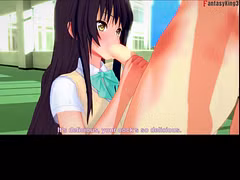 Yui having sex in the school hallway | to love ru | Full & POV on patreon: Fantasyking3