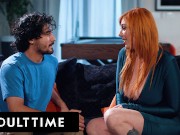 ADULT TIME – Nervous Teen Doesn’t Pull Out Of His MILF Therapist Lauren Phillips During Sensual Fuck