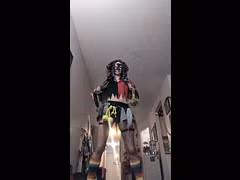 Jester V Shows Off Self-Made Outfit, Spinning Pom Poms Before Going Out To Play 😈