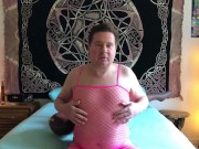 Blowup Sex Doll & Pink Bodystocking