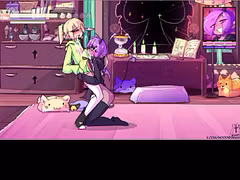 MAX THE ELF : (ANIMATION ) _ JUEGO FUTANARI – Le toque ahi abajo y mi mano estaba mojada y se excito más rápido