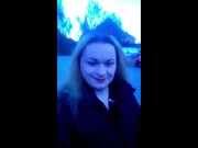doris public outside walking part 1