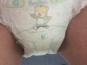 おむつにおしっこする動画その4(00015～0019）