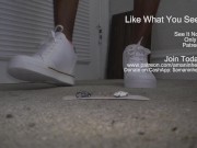 amaninheels | Giant Crossdresser | Giant Sneaker Wedges Dominate (teaser)