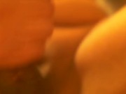 My little cock clit cumming prostate fluid on my hand mmm