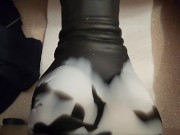 ChiTwnJenny wrecks my ass and rearranges my insides with 13″ horse dildo
